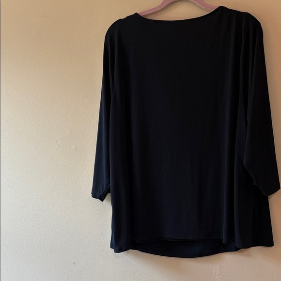 NWT Tahari Midnight Blue Women's Top Size 3X - Picture 7 of 7